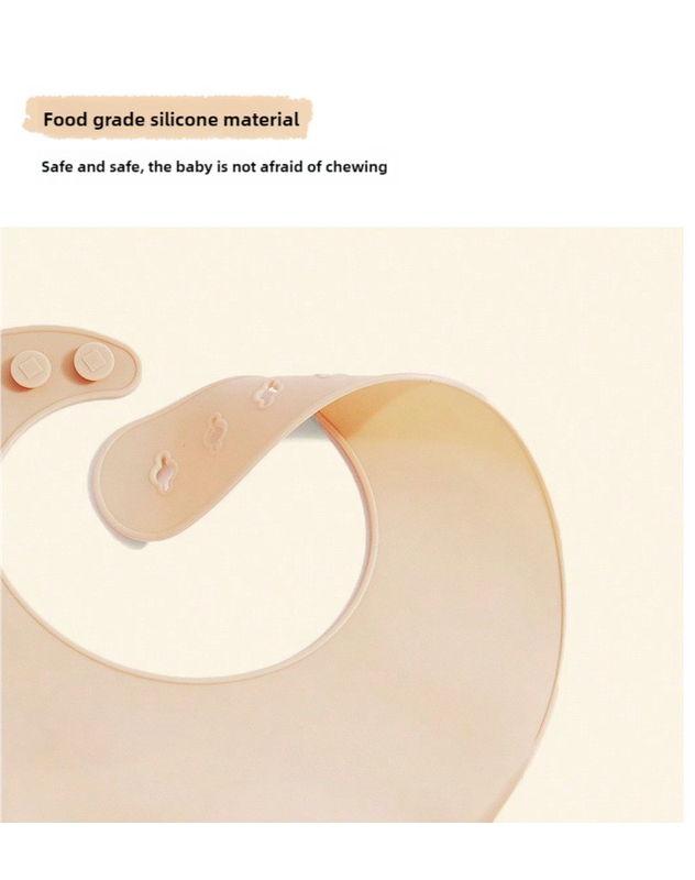 Rainbow & Bear Silicone Feeding Set — Beige