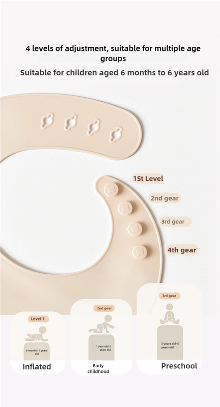 Rainbow & Bear Silicone Feeding Set — Beige